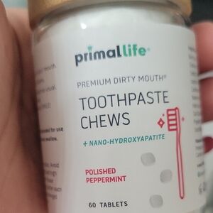 Primal Life Organics Premium Dirty Mouth Toothpaste Chews – Nano-Hydroxyapatite